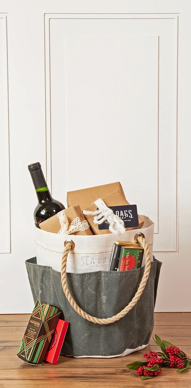 All Purpose Gray Tool Bucket Bag