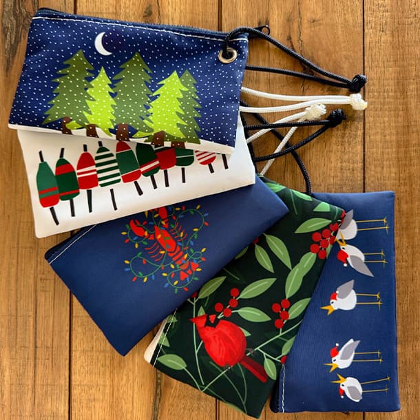 Holiday Wristlets Bags from Sea Bags