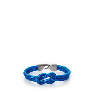 Square Knot Bracelet - Blue