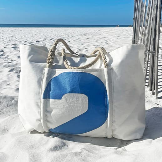 A vintage bag from Sea Bags