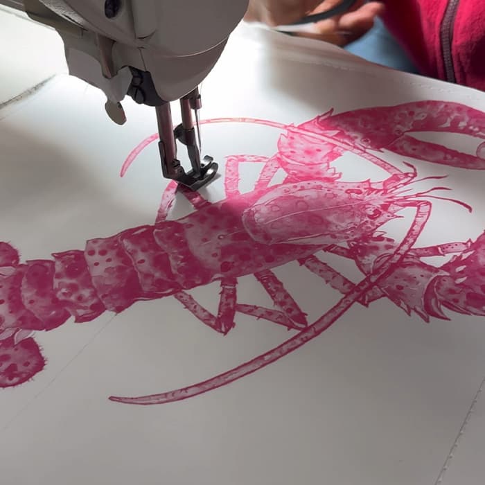 Crafting the Lobster Tote