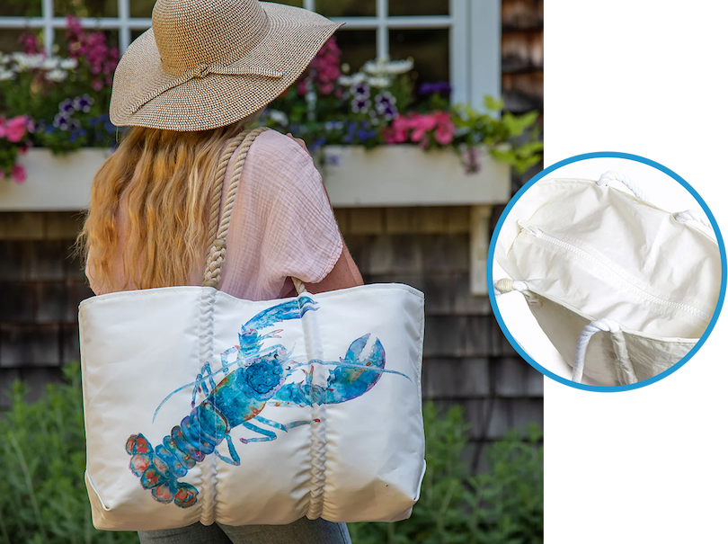 Multicolor Lobster Large Tote