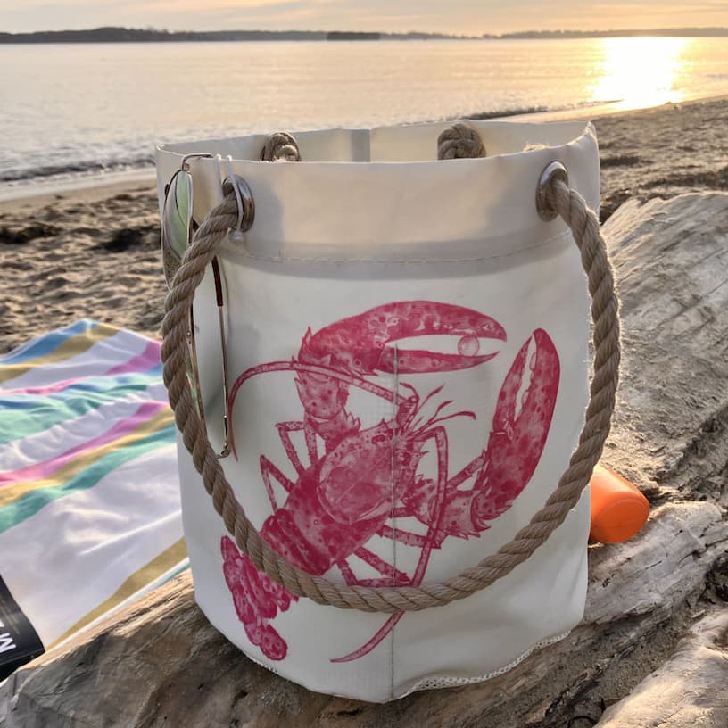 Pink Lobster Beachcomber Bucket