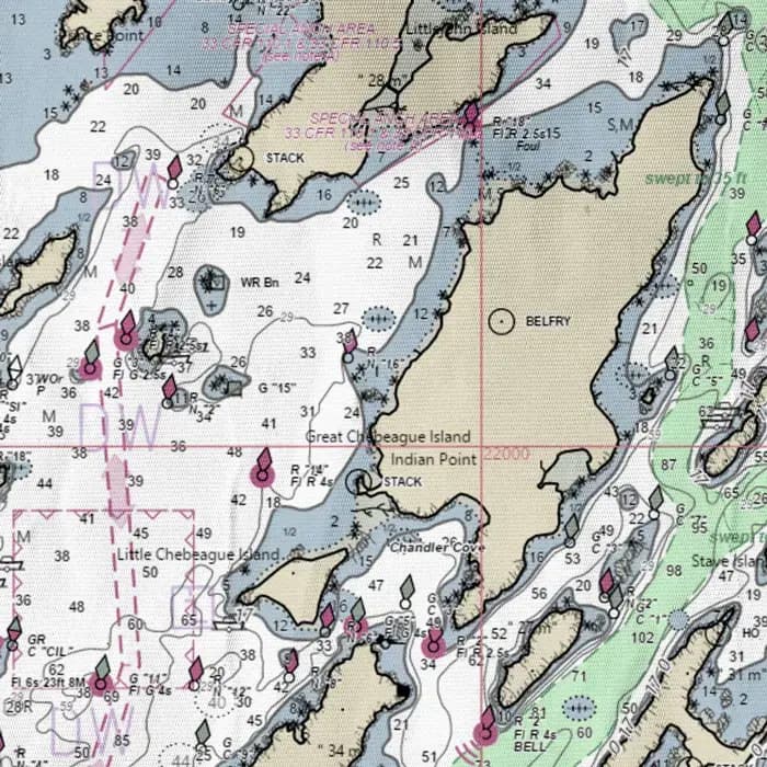 Chebeague nautical chart