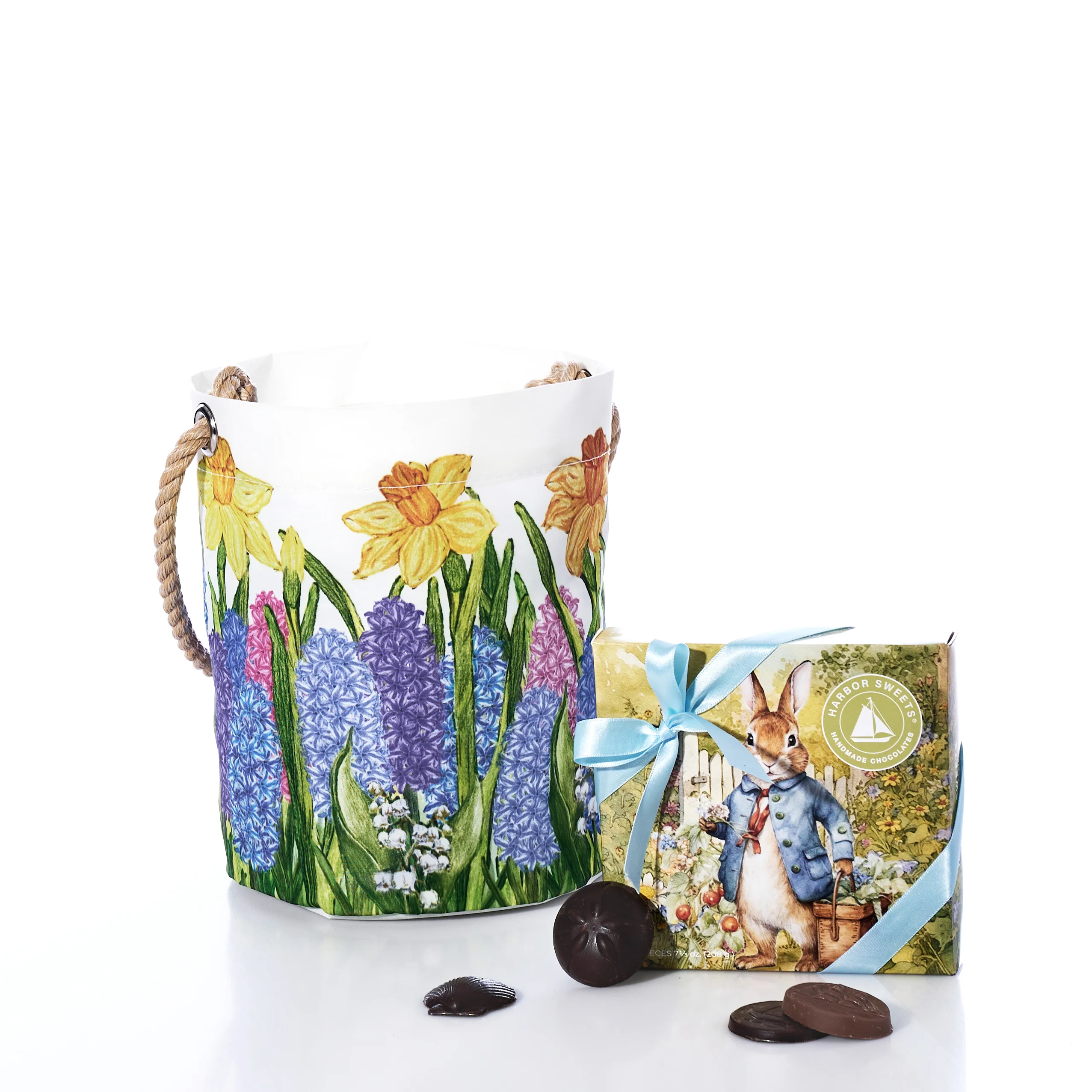 Image of Multi Floral Bucket with Chocolates