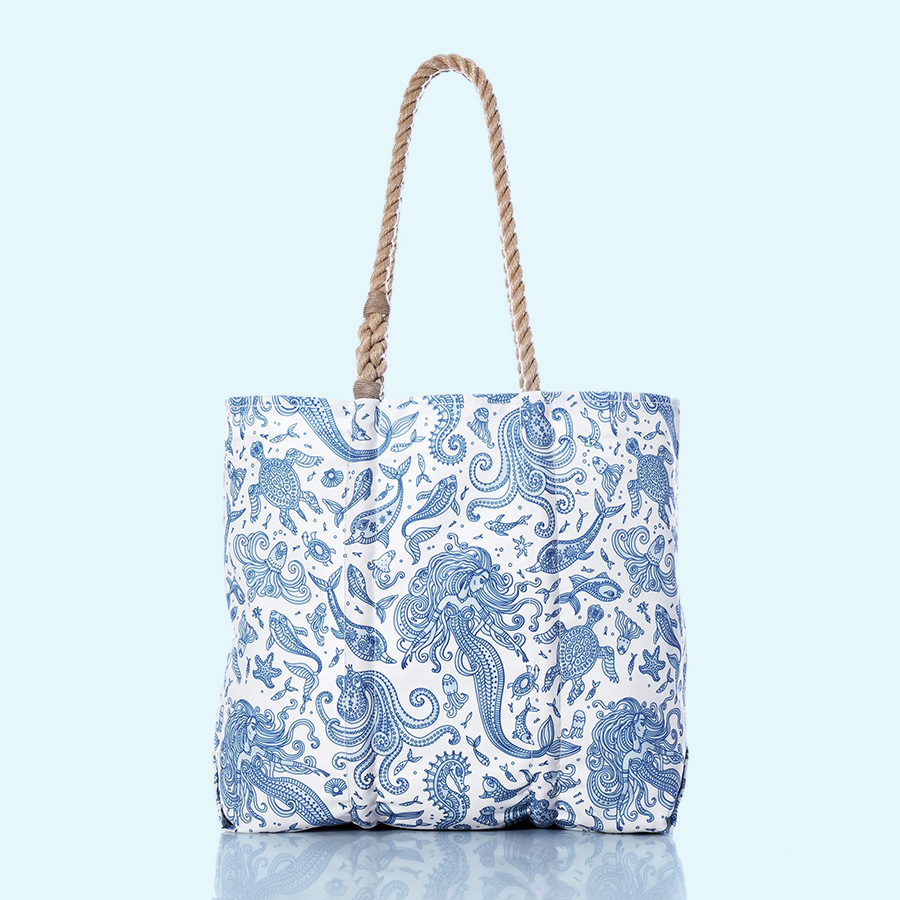Paisley Mermaid Medium Tote