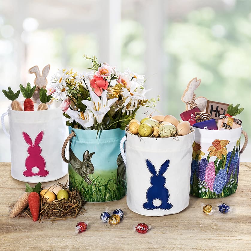 Easter Buckets from Sea Bags