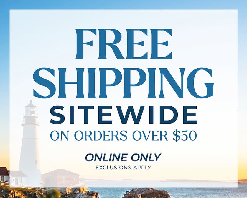 Free Shipping Sitewide On Orders Over $50 - Online Only