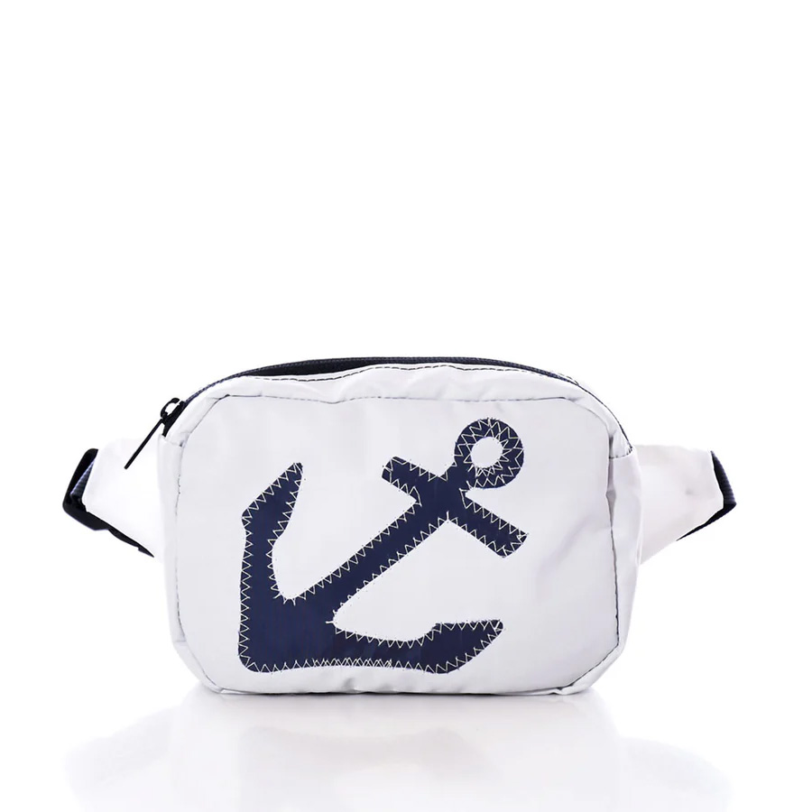 Navy Anchor Belt Bag