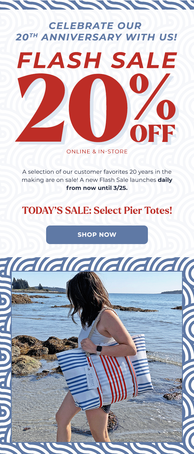 Celebrate Our 20th Anniversary with Us | Flash Sale 20% Off