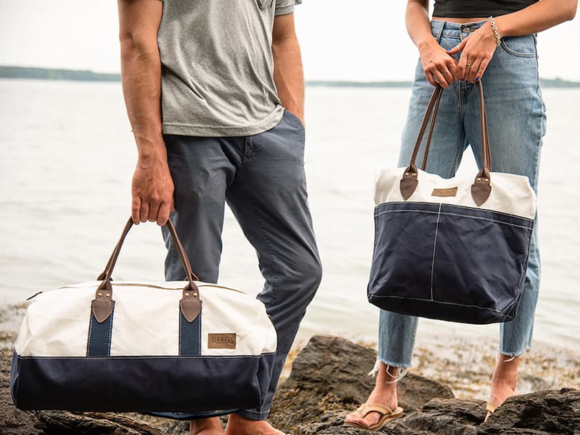 Chebeague bags from Sea Bags