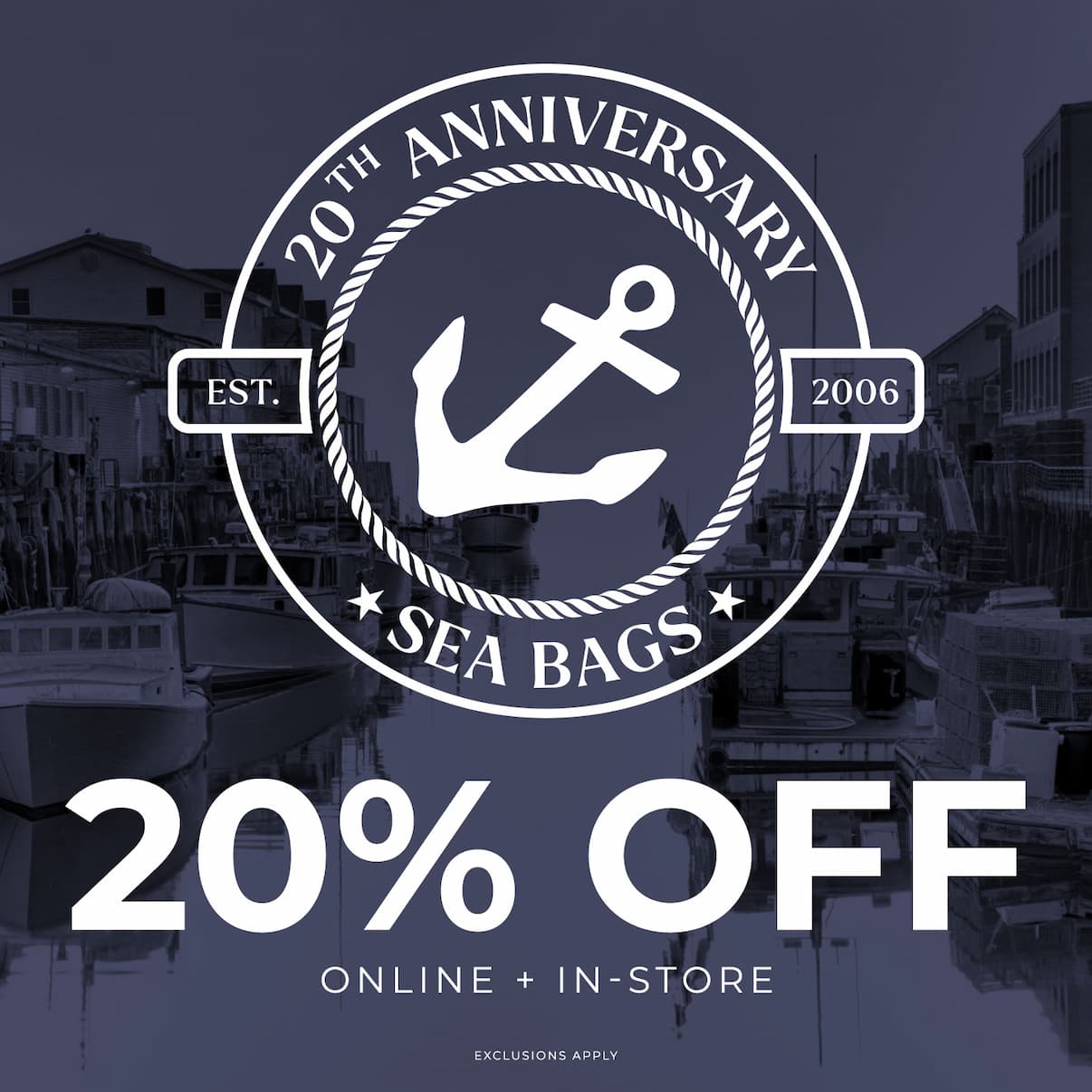 20% Off + Free Shipping on Orders Online + In-Store | Exclusions Apply