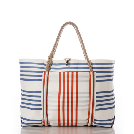 Picnic Stripe Pier Tote
