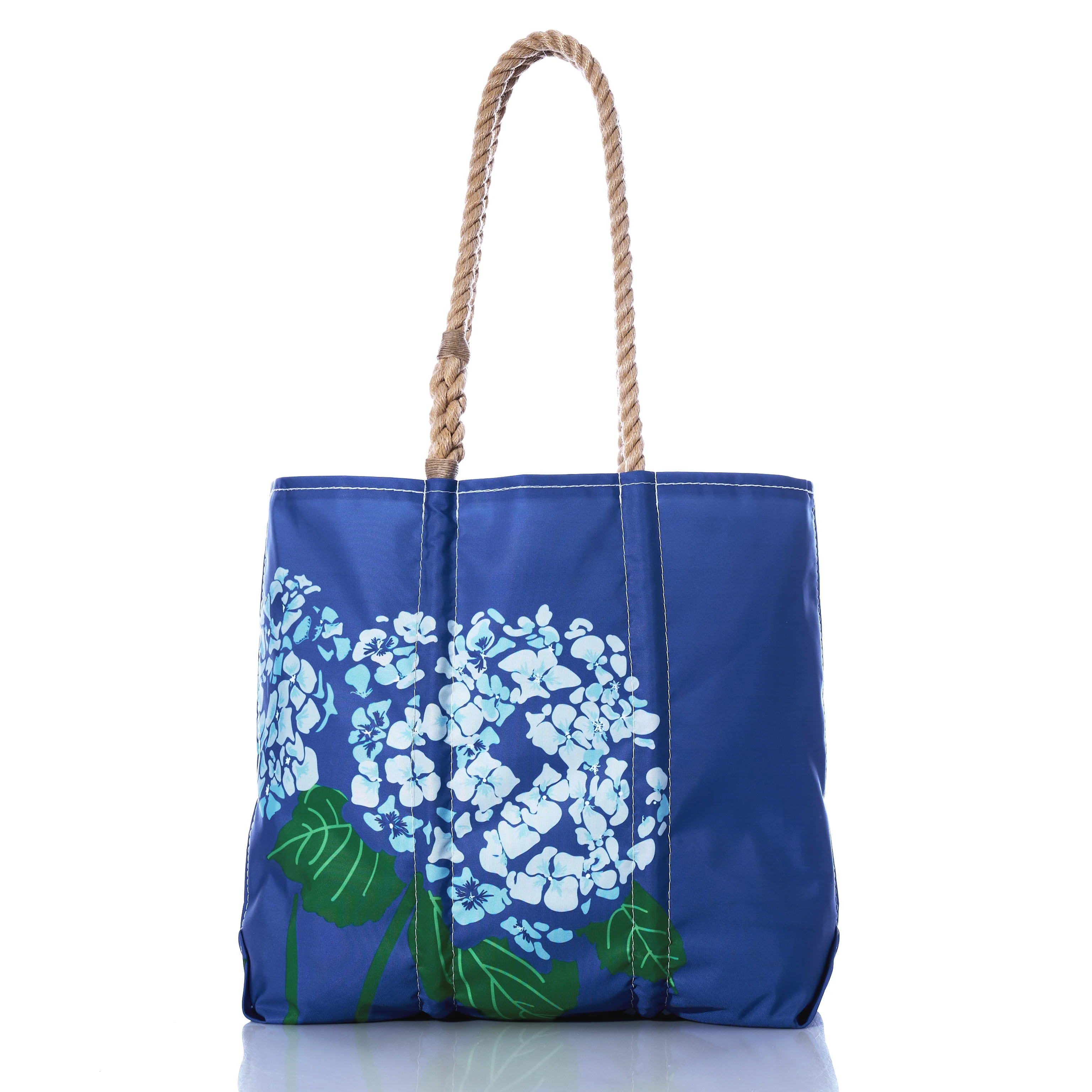 Image of Harbor Blue Hydrangea Medium Tote