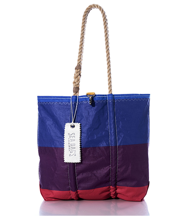 Vintage Rainbow Medium Tote 4