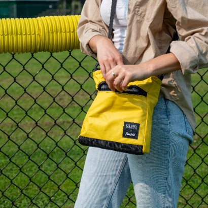 A vintage crossbody bag from Sea Bags.
