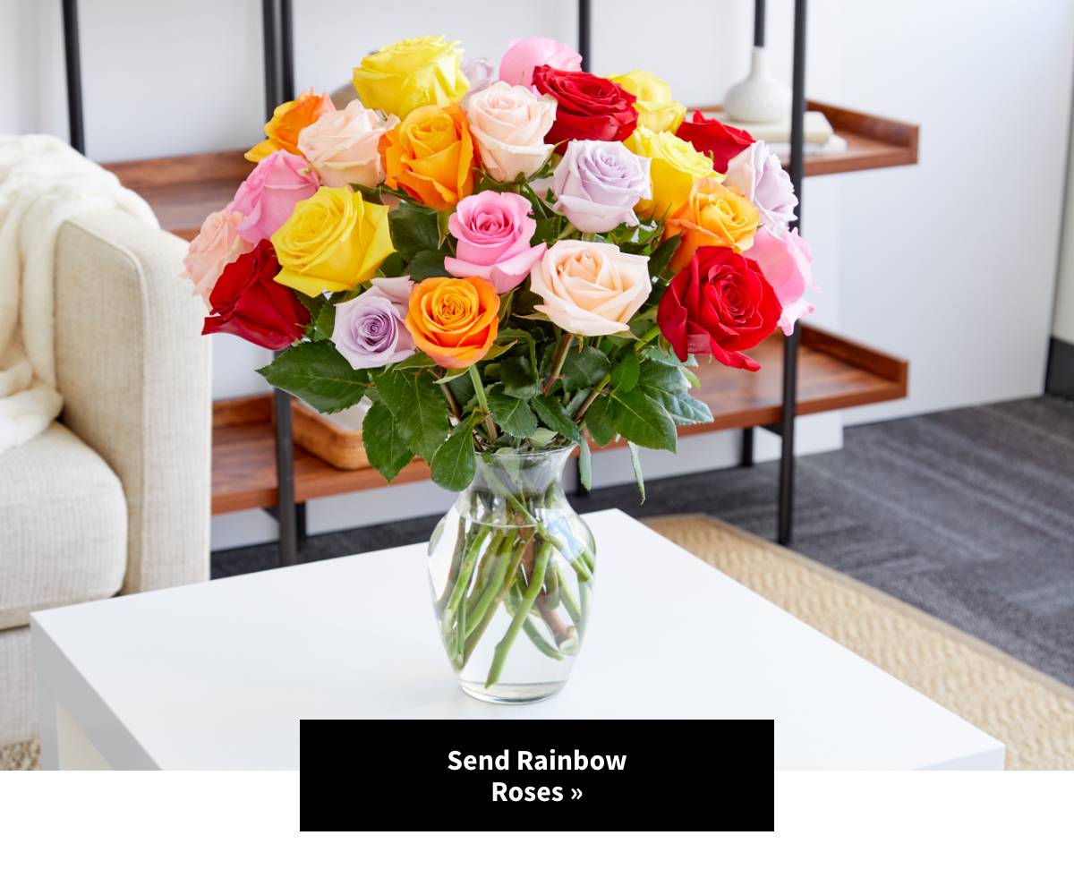 Send Rainbow Roses »