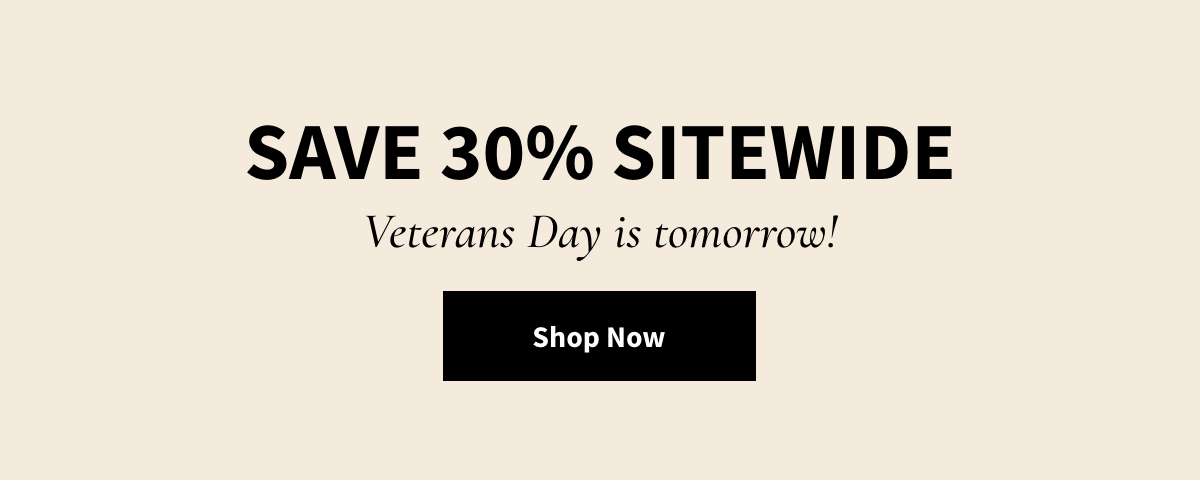 Save 30% Sitewide! Shop Now »