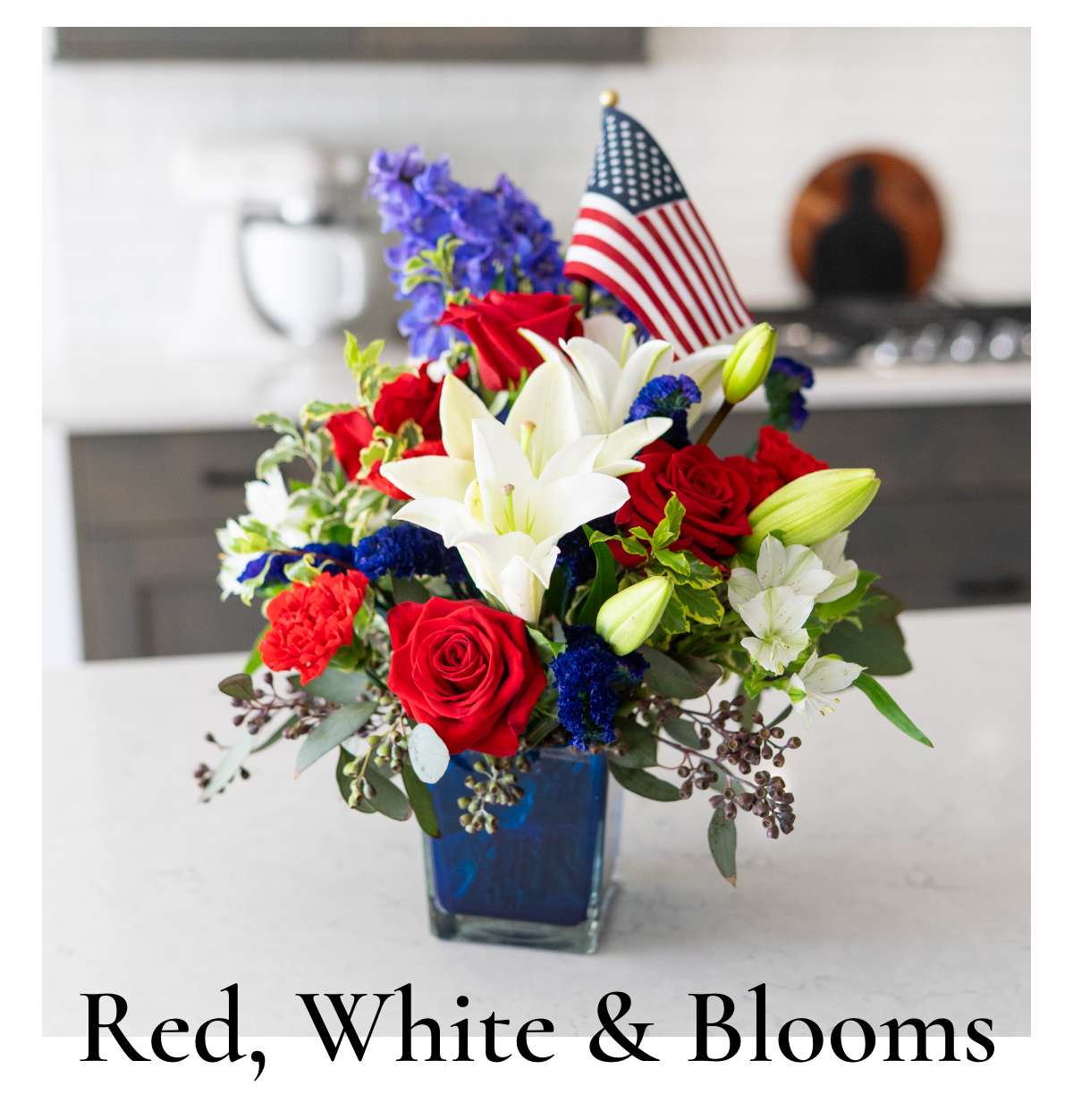 Red, White & Blooms