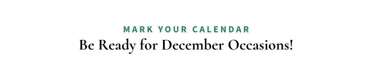 Mark Your Calendar »