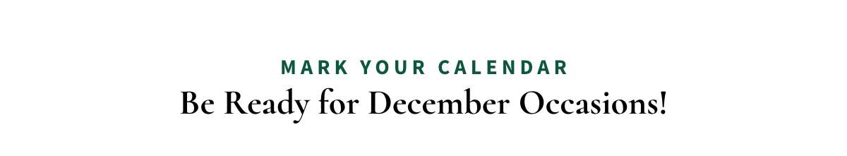 Mark Your Calendar »