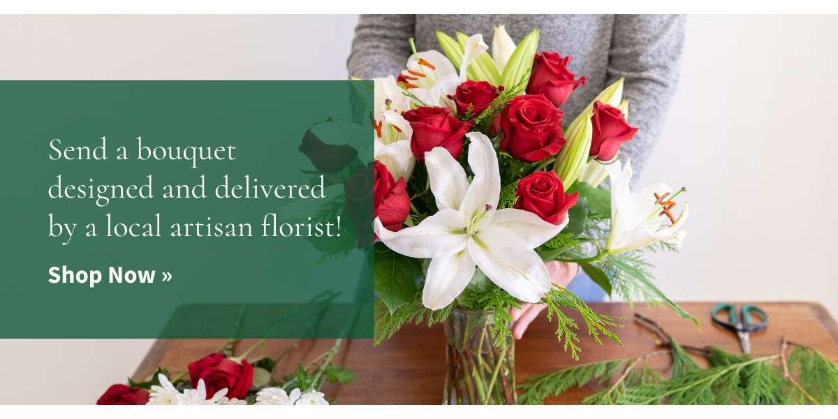 Send a hand-crafted bouquet delivered by a local florist. Shop Now »