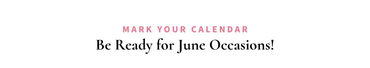 Mark Your Calendar »