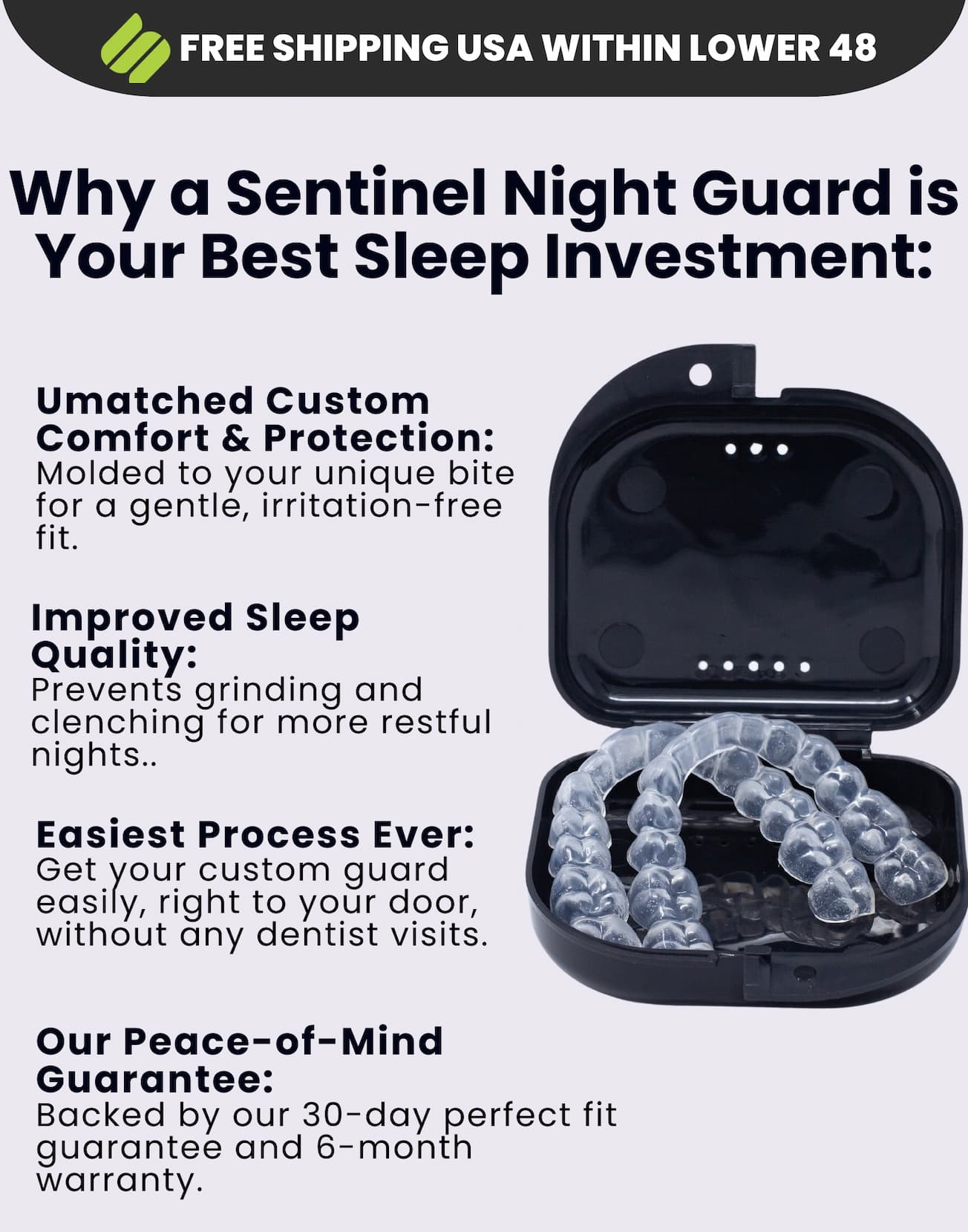 Why a Sentinel Night Guard is Your Best Sleep Investment: