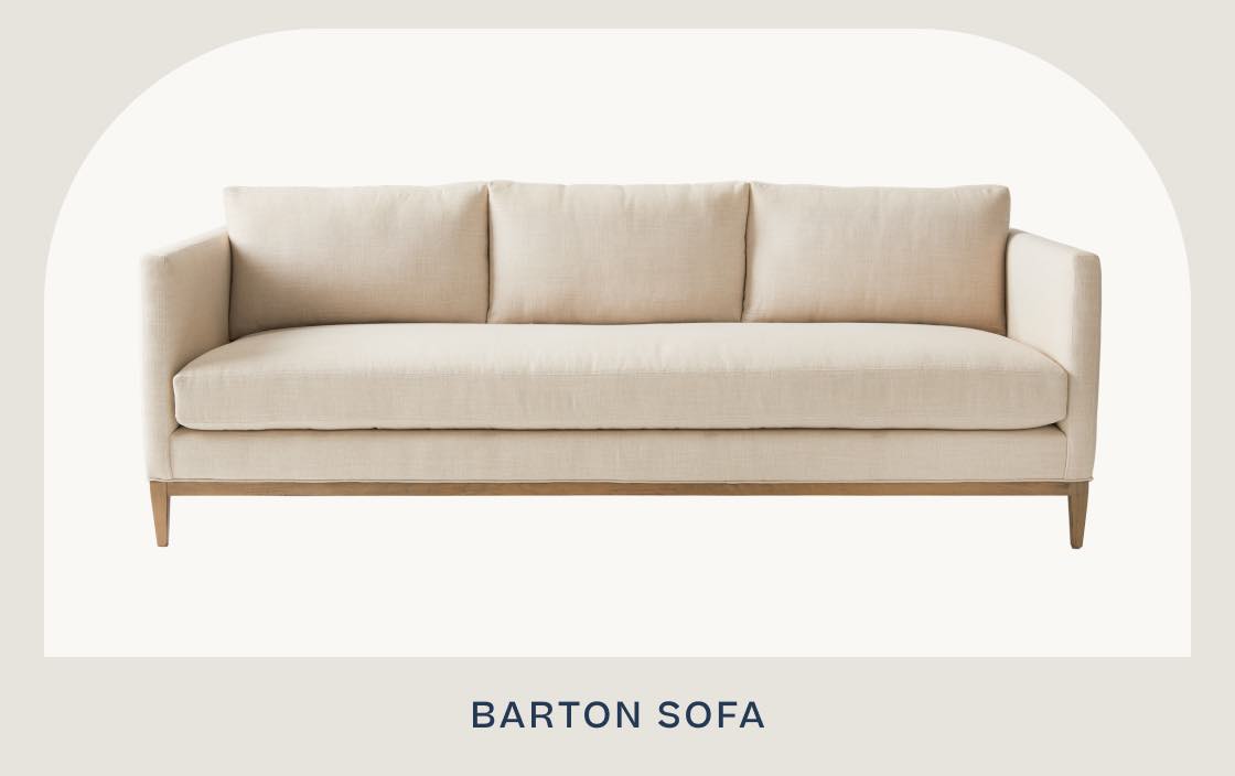 Barton Luxury Depth Track Arm Sofa