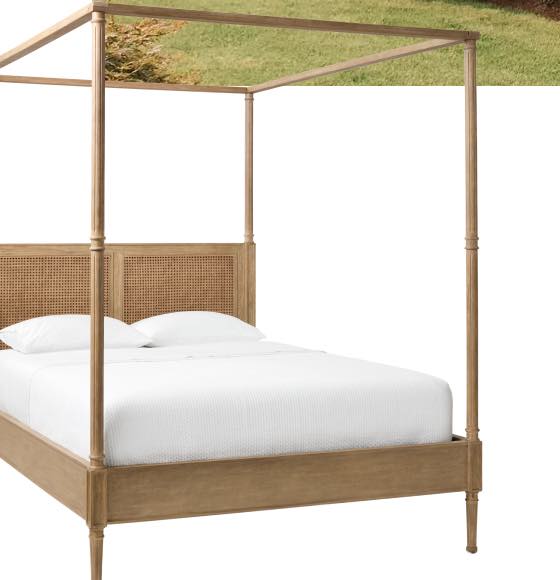 Harbour Cane Four Poster Bed