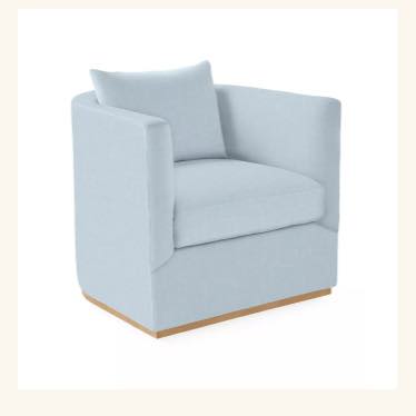 Parkwood Swivel Chair - Perennials Basketweave
