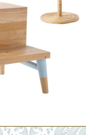 Teak Step Stool