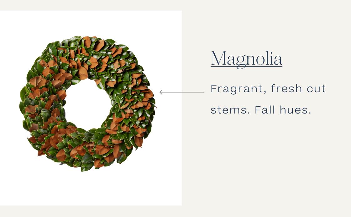 Fresh Magnolia Wreath