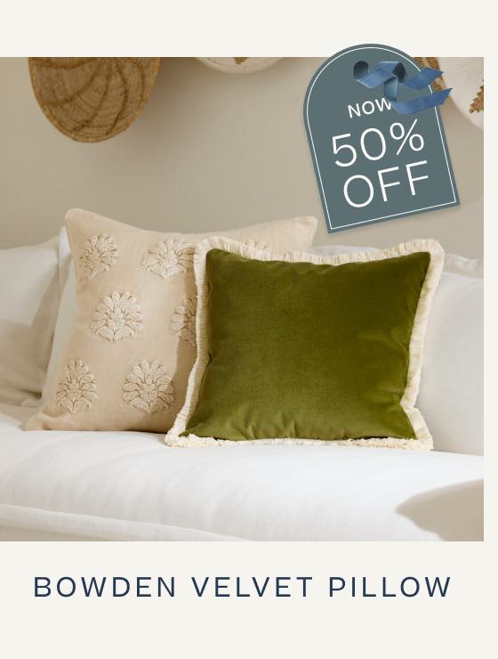 Bowden Velvet Pillow Cover