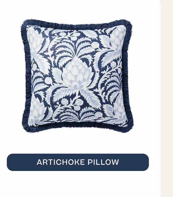 Artichoke Pillow Cover