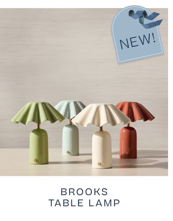 Brooks Fluted Cordless Table Lamp