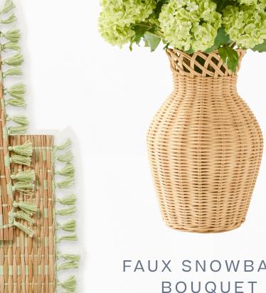 Faux Snowball Bouquet