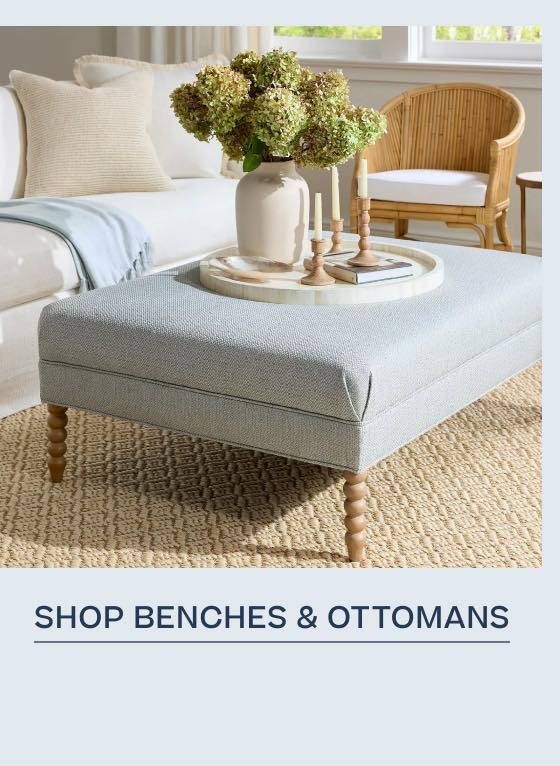 Shop Benches & Ottomans