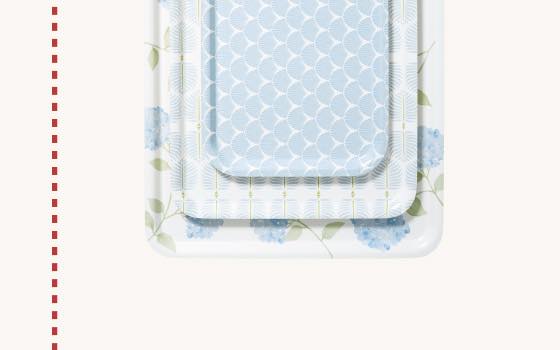 Patterned Trays