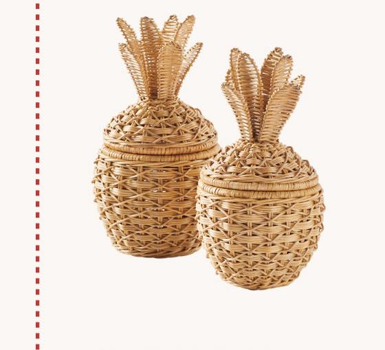 Wicker Pineapple