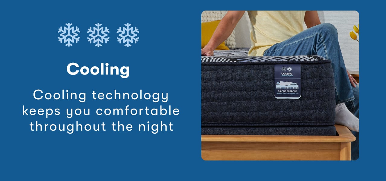 Cooling&nbsp; | Cooling technology keeps you comfortable throughout the night