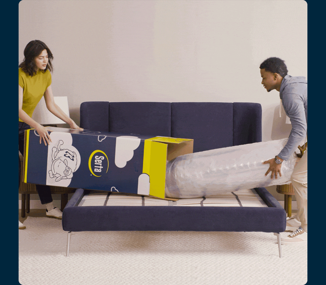 From box to bed in seconds™&nbsp; | Introducing Serta® Five Star Mattress®&nbsp;&nbsp;| Shop the collection