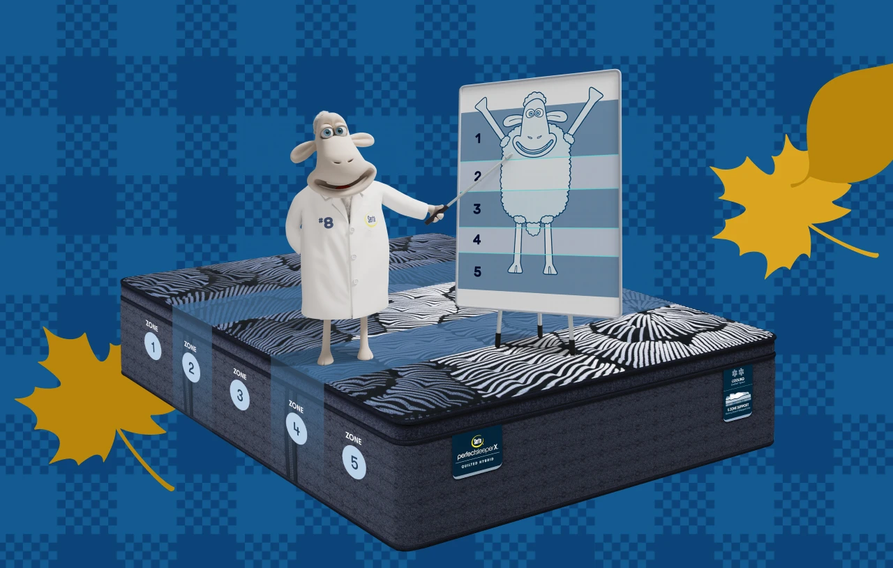 Serta® Perfect Sleeper X™ | Featuring 5 support zones designed for full-body alignment, with cooling technology, premium memory foam and responsive coils.