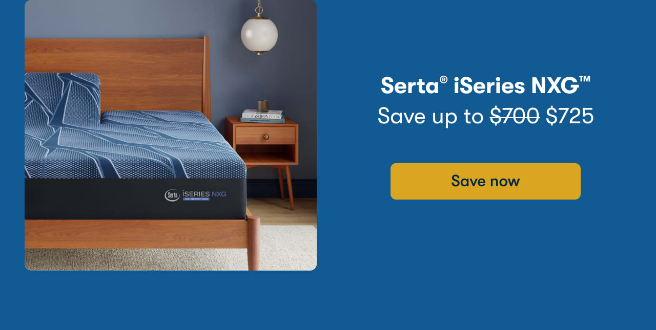 Serta® iSeries NXG™ | Save up to $725 | Save now