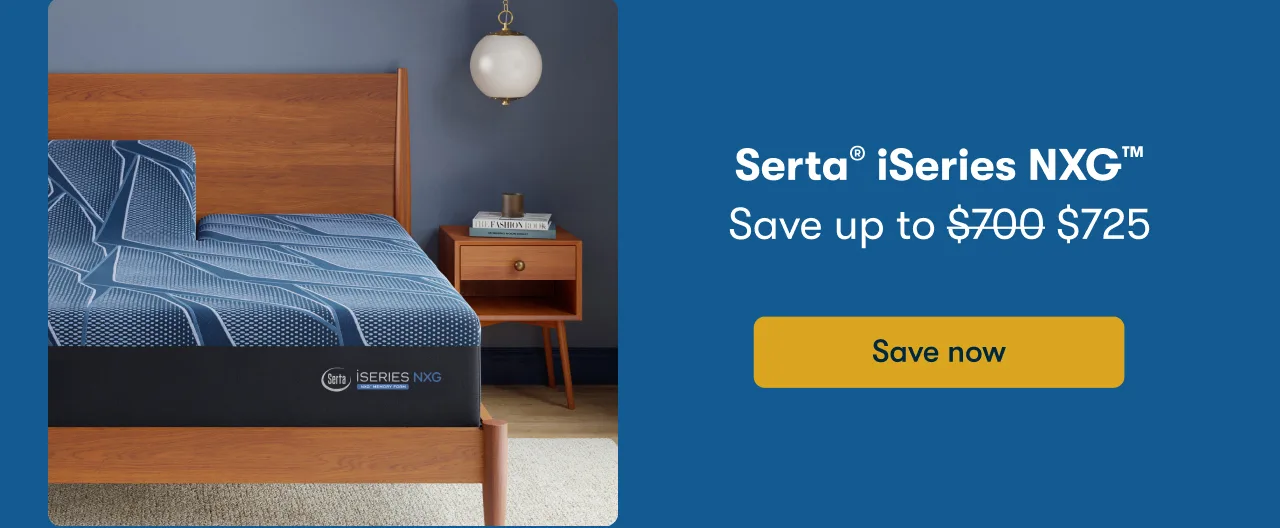 Serta® iSeries NXG™ | Save up to $725 | Save now