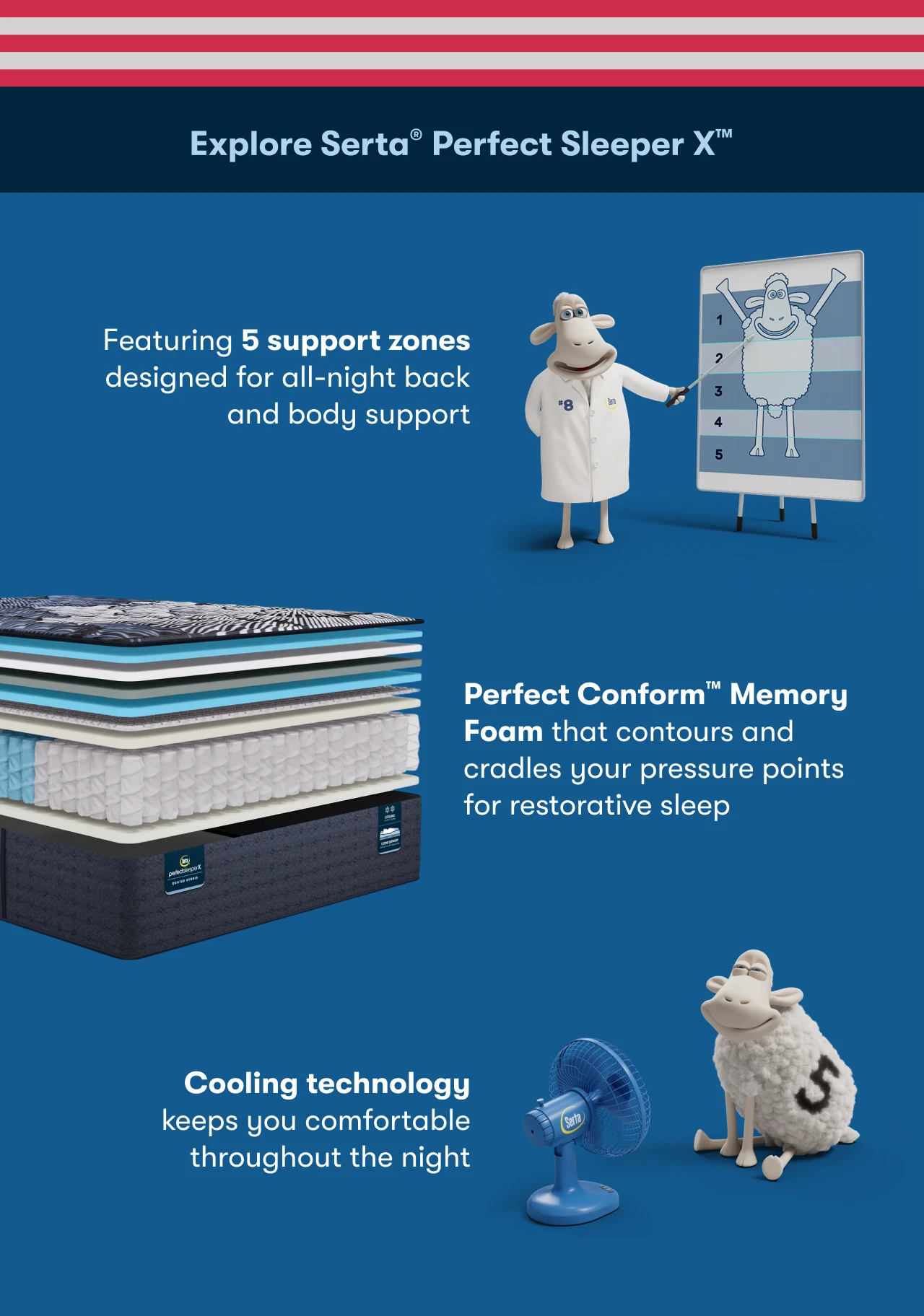Explore Serta® Perfect Sleeper X™