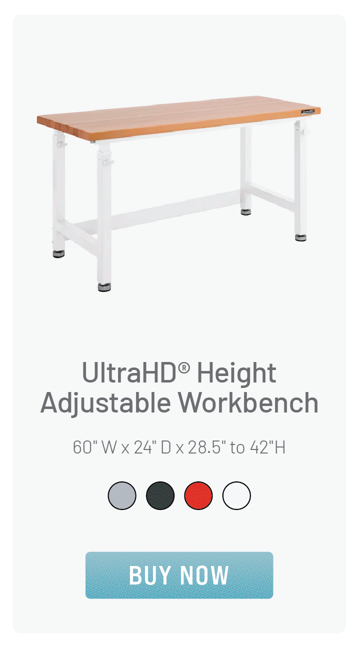 UltraHD® Height Adjustable Workbench