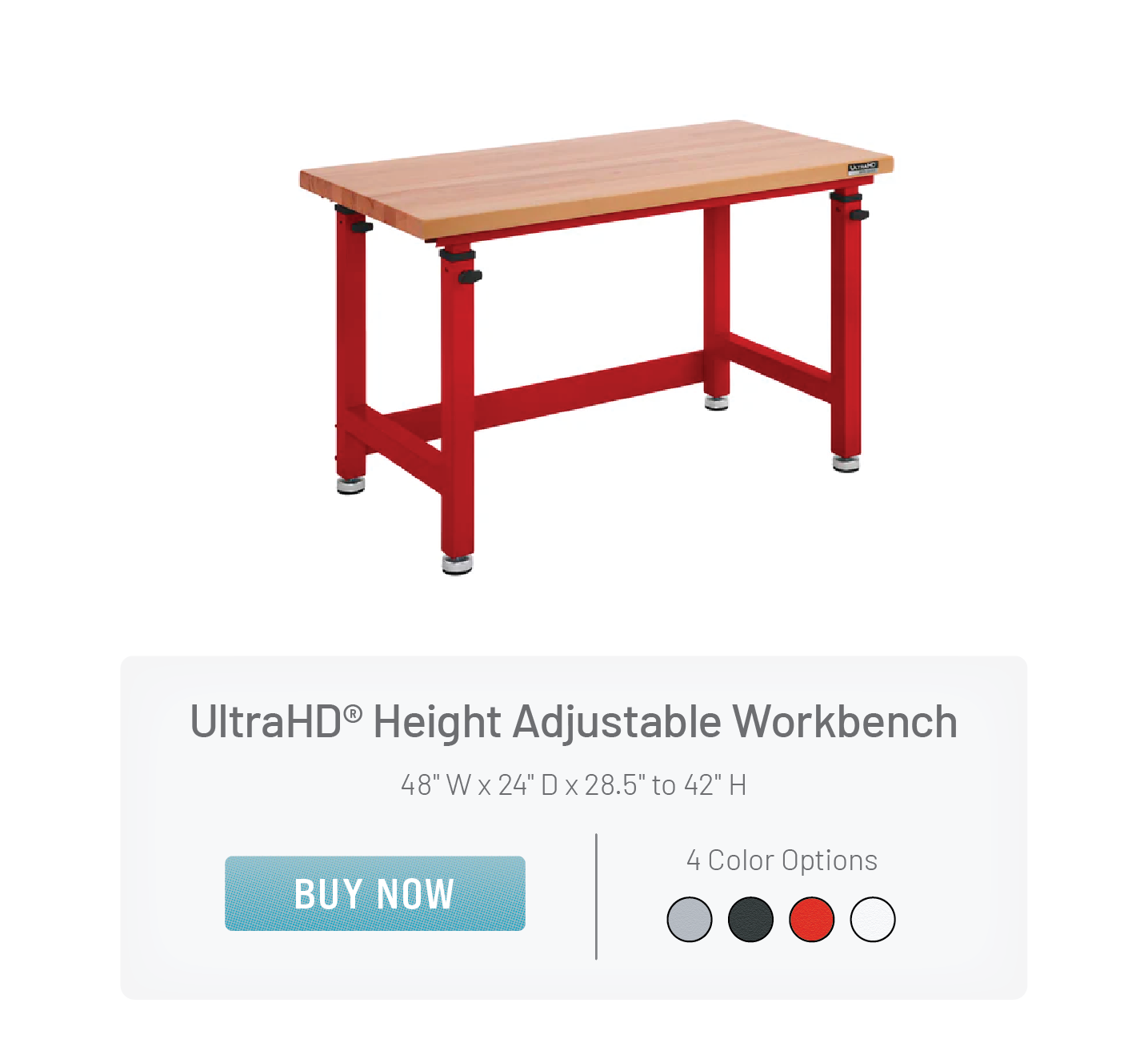 UltraHD® Height Adjustable Workbench