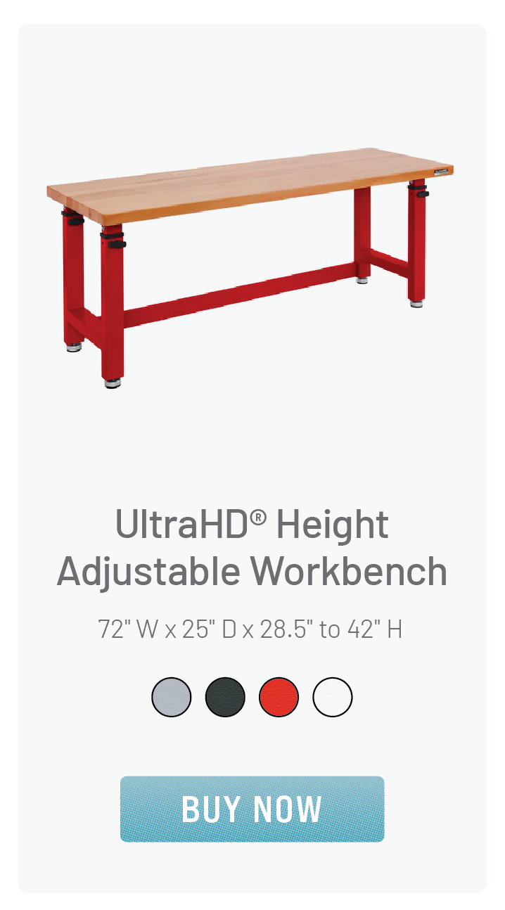 UltraHD® Height Adjustable Workbench