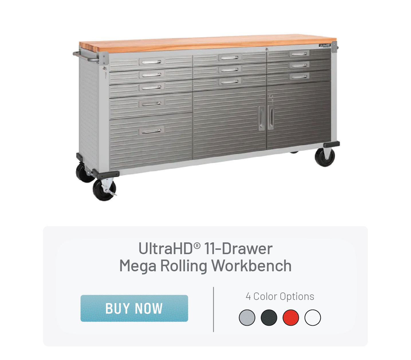 UltraHD® 11-Drawer Mega Rolling Workbench